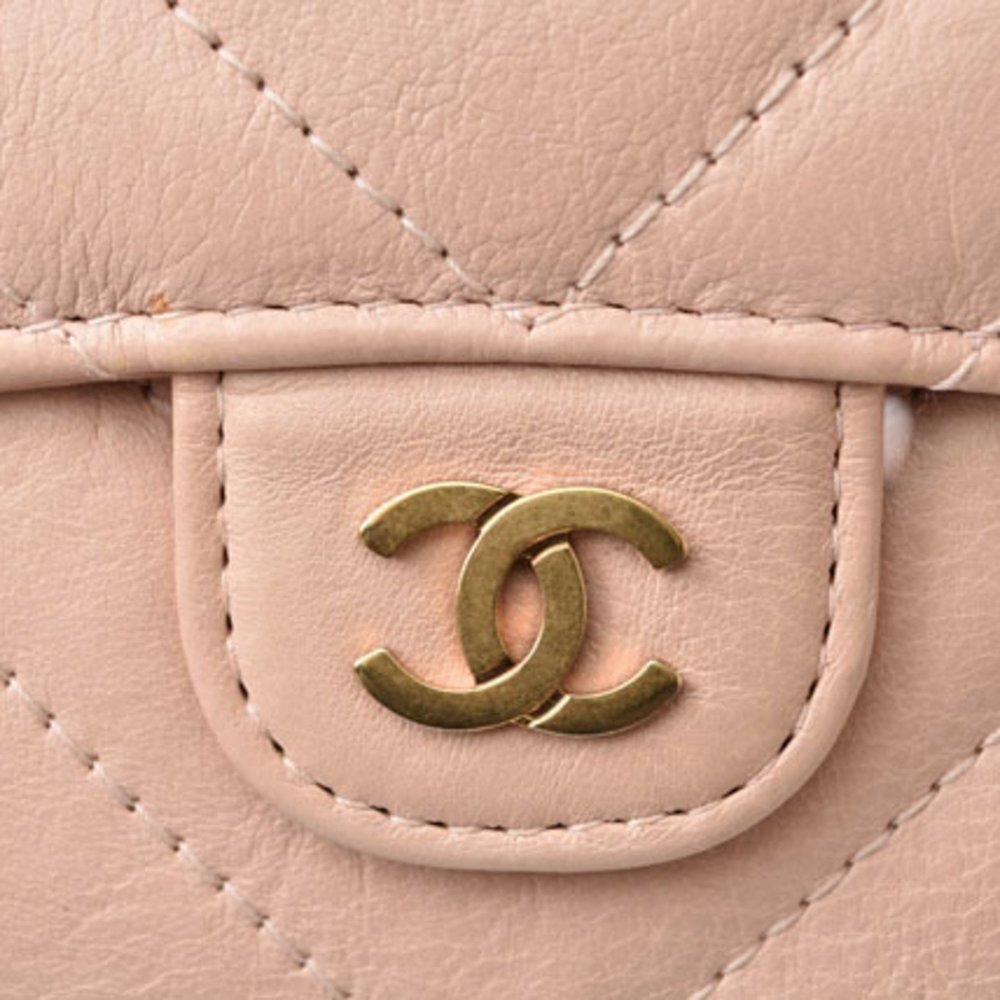 CHANEL Pink Leather Wallet - Picture 7 of 16